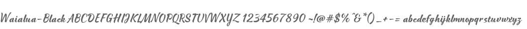 Waialua Black