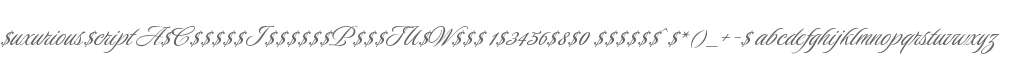 LuxuriousScript