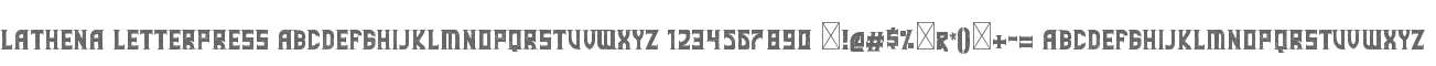 Lathena Letterpress