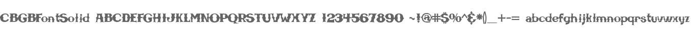 CBGBFontSolid