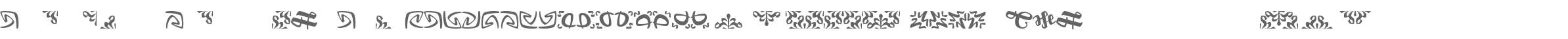 Briem Script Fleurons W95 Bold