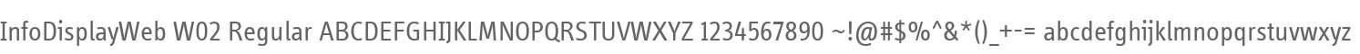 InfoDisplayWeb W02 Regular