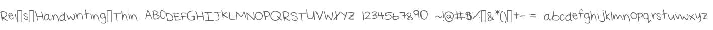 Rei_s_Handwriting_Thin