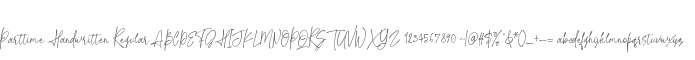 Parttime Handwritten