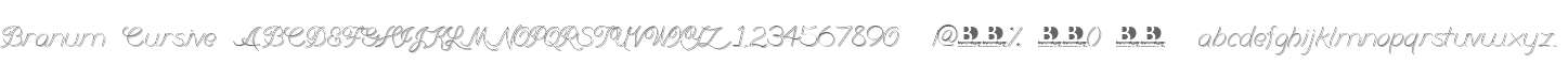 Branum Cursive