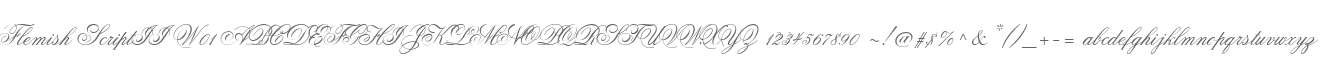 Flemish ScriptII W01