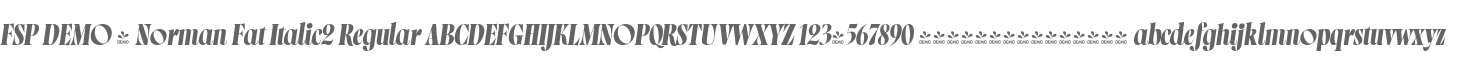 FSP DEMO - Norman Fat Italic2