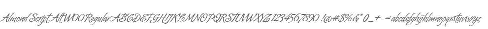 Almond Script Alt W00 Regular