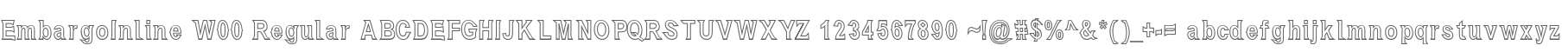 EmbargoInline W00 Regular