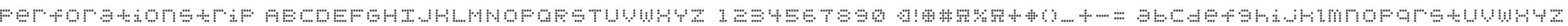 PerforationStrip