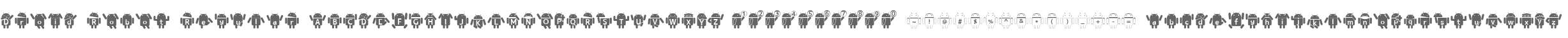 Droid Robot Regular