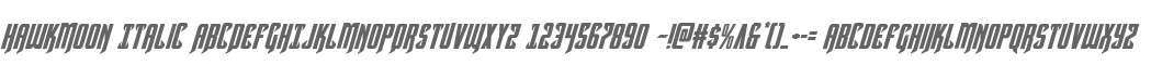 Hawkmoon Italic