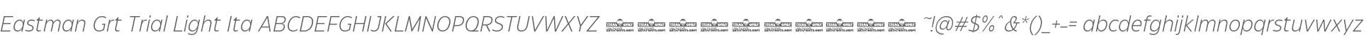 Eastman Grt Trial Light Ita