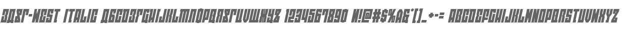 EAST-west Italic