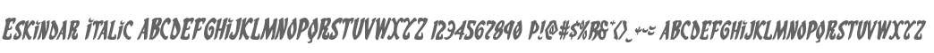 Eskindar Italic