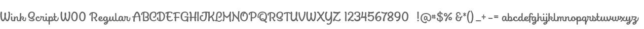 Wink Script W00 Regular