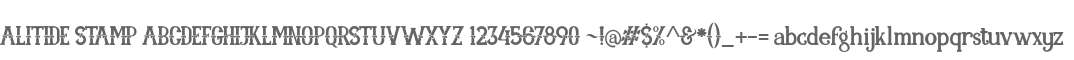 ALITIDE STAMP
