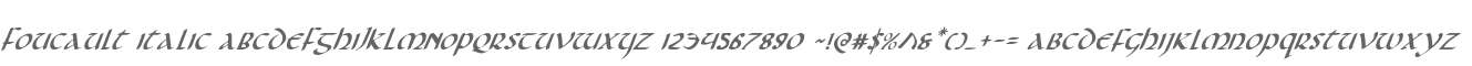 Foucault Italic