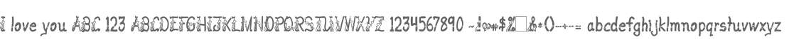 I love you ABC 123