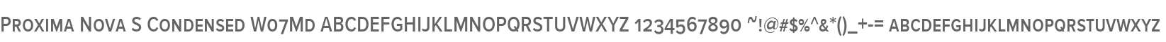 Proxima Nova S Condensed W07Md