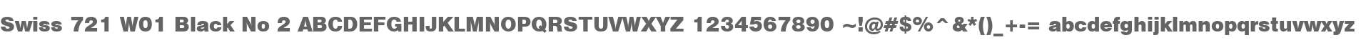 Swiss 721 W01 Black No 2