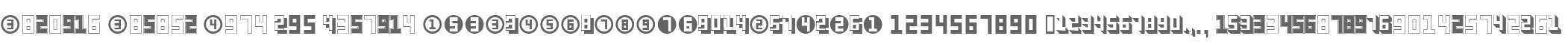 Display Digits Four W95 Regular