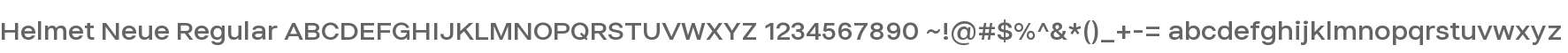 Helmet Neue