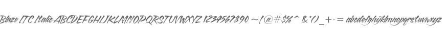 Blaze ITC Italic