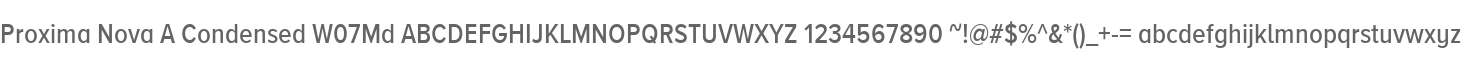 Proxima Nova A Condensed W07Md