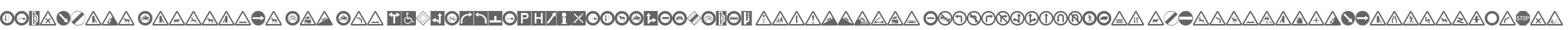 PIXymbols Roadsigns W95 Reg