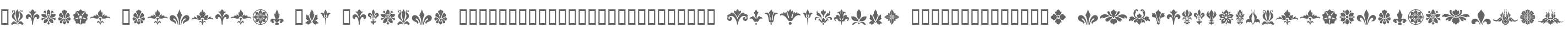 Fleuron Ornaments W95 Regular