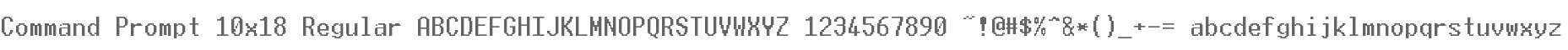 Command Prompt 10x18