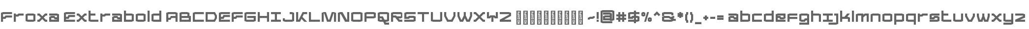 Froxa Extrabold