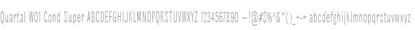Quartal W01 Cond Super