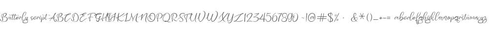 Butterly script