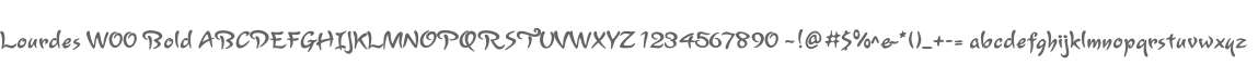 Lourdes W00 Bold