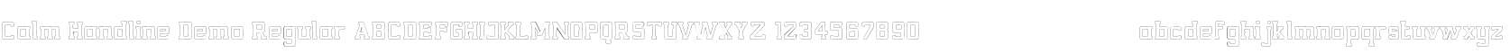 Calm Handline Demo