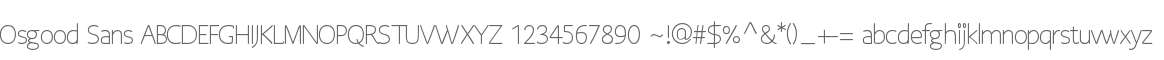 Osgood Sans