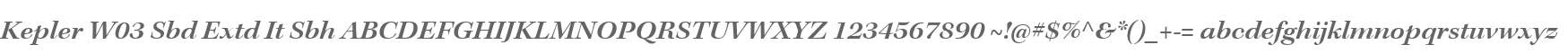 Kepler W03 Sbd Extd It Sbh