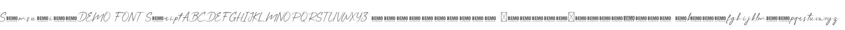 Samsudin-DEMO FONT Script
