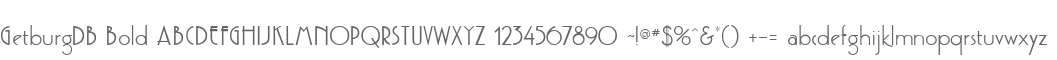 GetburgDB Bold