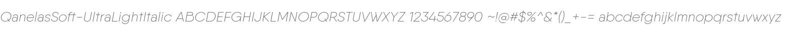 QanelasSoft-UltraLightItalic