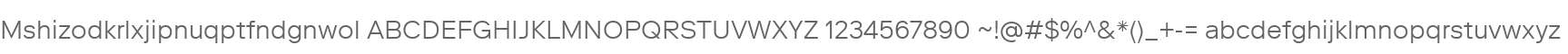 Mshizodkrlxjipnuqptfndgnwol
