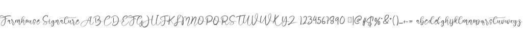 Farmhouse Signature