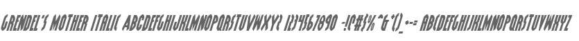 Grendel's Mother Italic