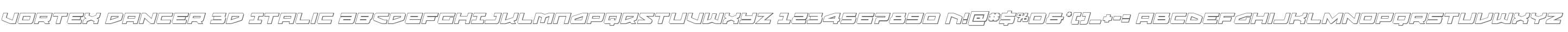 Vortex Dancer 3D Italic