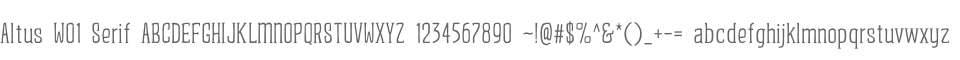 Altus W01 Serif