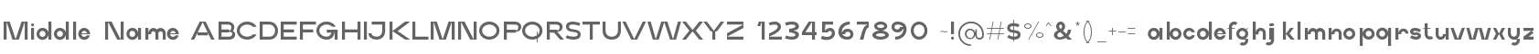 Middle Name
