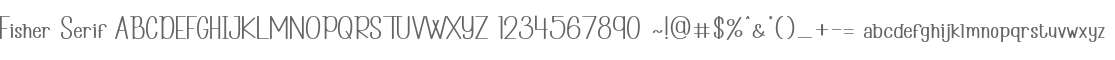 Fisher Serif