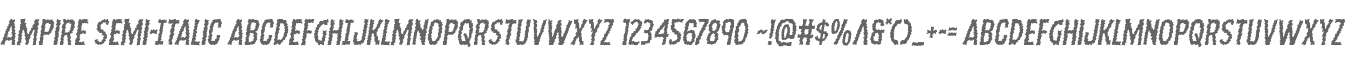 Ampire Semi-Italic